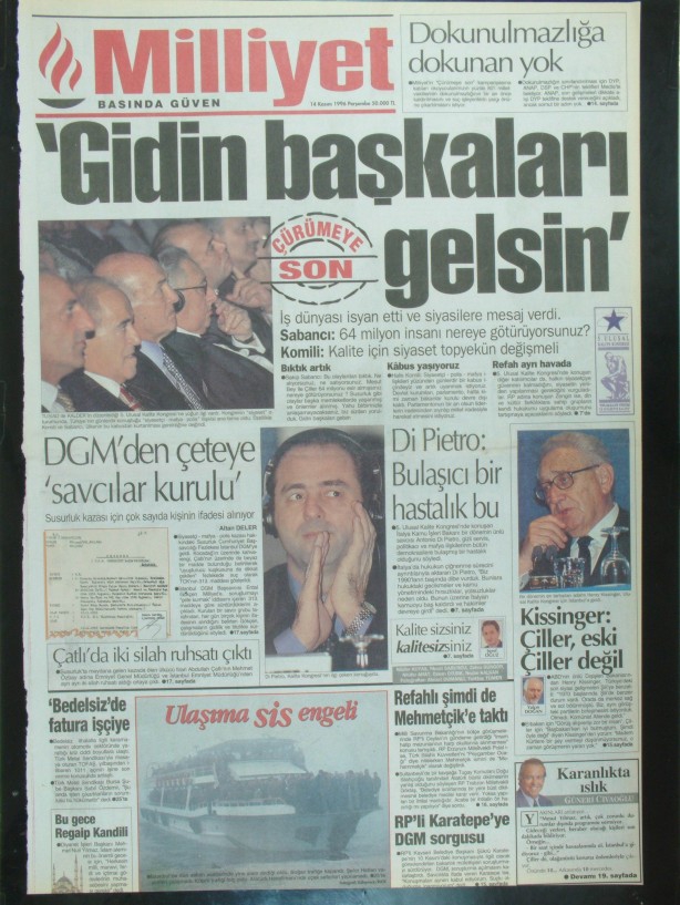 28 Şubat Medyasının Kirli Manşetleri 90