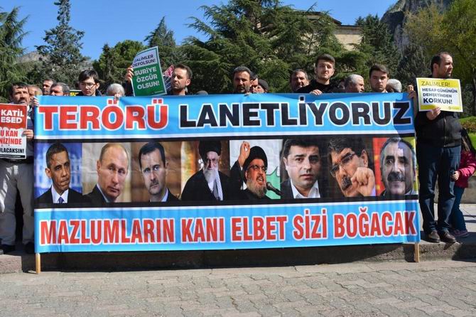 Amasya'da Suriye İntifadası Selamlandı 6