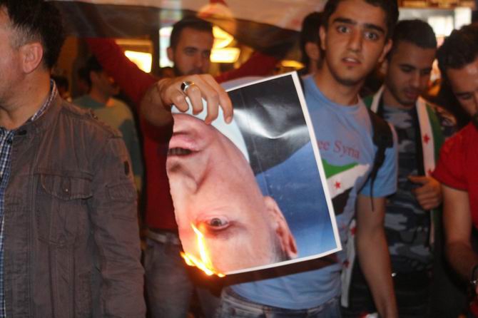 Halep'teki Katliamlara İstanbul'da Protesto 23
