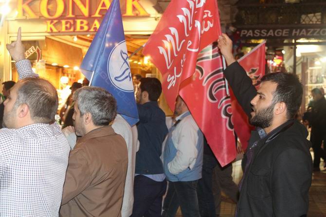 Halep'teki Katliamlara İstanbul'da Protesto 5