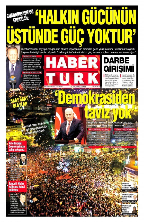Gazeteler Darbe Girişimini Nasıl Gördü? 1