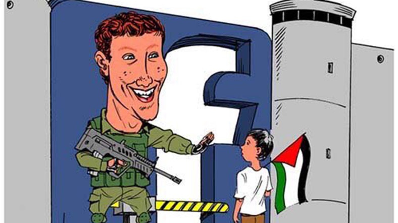 Facebook Filistinli Gazetecileri Engelliyor 1