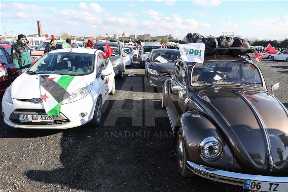 Halep'e Yol Açın Konvoyu Yola Çıktı 3