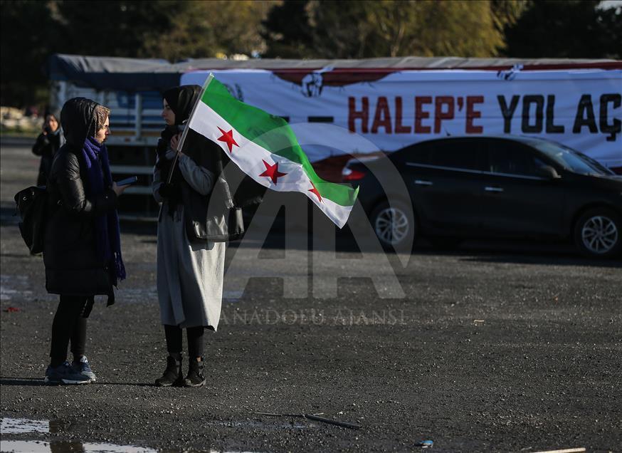 Halep'e Yol Açın Konvoyu Yola Çıktı 8
