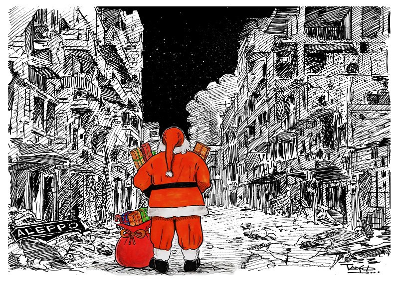 Batı'nın Noel Babası Halep'te 1
