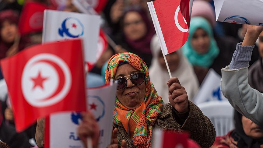 Tunus’ta Devrimin 6. Yılı Yürüyüşü 1
