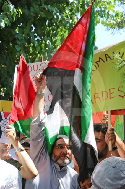 İşgalci İsrail'in Mescid-i Aksa'ya Yönelik Zulümleri Protesto Edildi 31