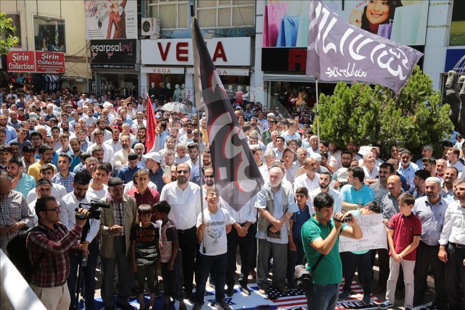İşgalci İsrail'in Mescid-i Aksa'ya Yönelik Zulümleri Protesto Edildi 5