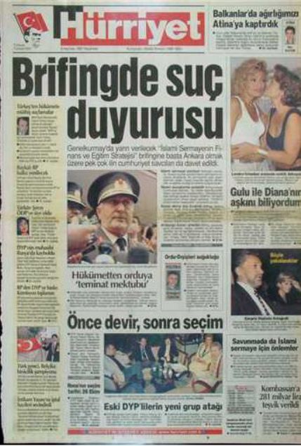 28 Şubat'ın Tetikçisi Medyanın Manşetleri 17