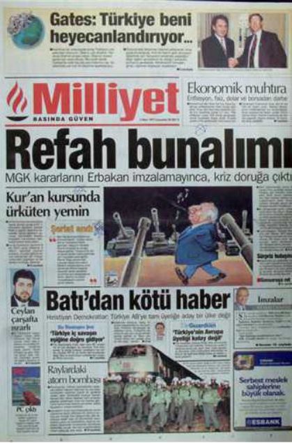 28 Şubat'ın Tetikçisi Medyanın Manşetleri 32