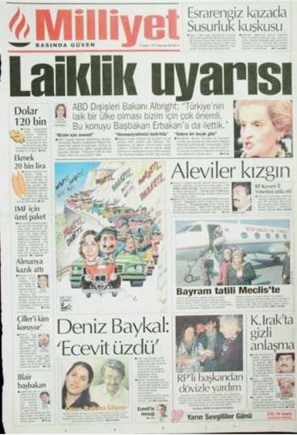28 Şubat'ın Tetikçisi Medyanın Manşetleri 33