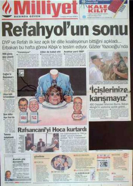 28 Şubat'ın Tetikçisi Medyanın Manşetleri 35