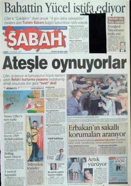 28 Şubat'ın Tetikçisi Medyanın Manşetleri 43