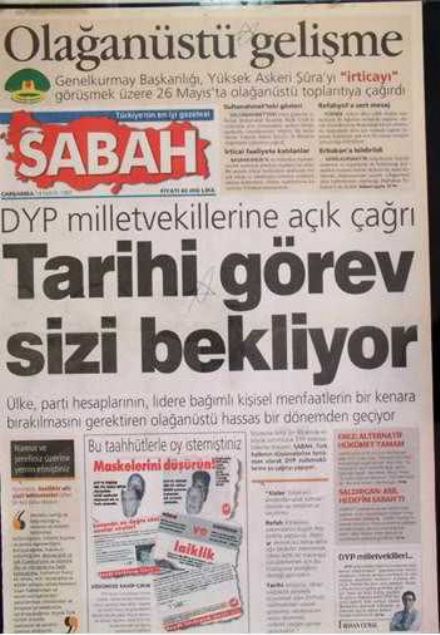 28 Şubat'ın Tetikçisi Medyanın Manşetleri 49