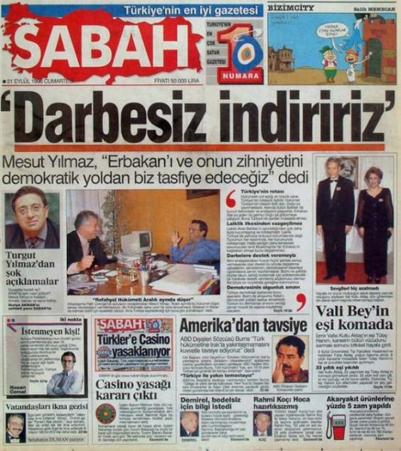 28 Şubat'ın Tetikçisi Medyanın Manşetleri 64