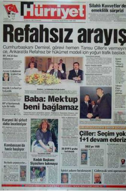 28 Şubat'ın Tetikçisi Medyanın Manşetleri 9