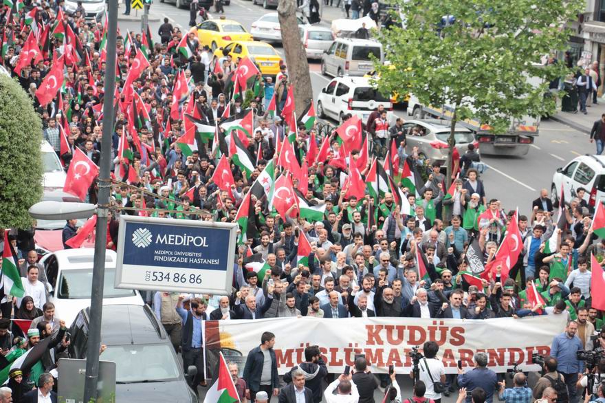 İstanbul Haykırdı: Kudüs Filistin’in Başkentidir! 1
