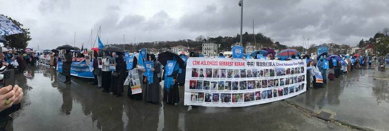 Çin’in Doğu Türkistanlı kadınlara yönelik zulümler İstanbul’da protesto 5