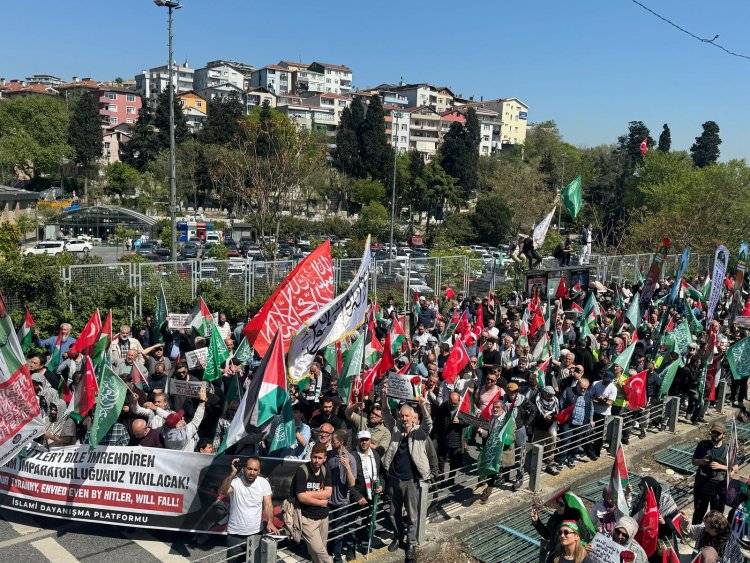 Binler, işgalin hamisi ABD konsolosluğuna yürüdü: Katil ABD Ortadoğudan 6