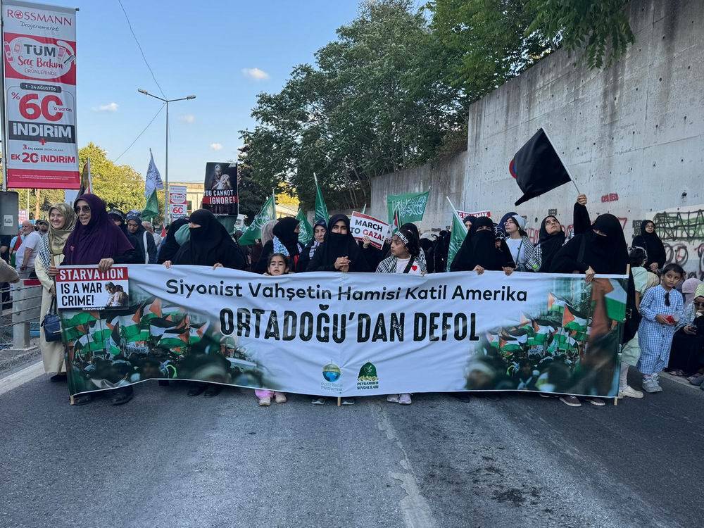 Müslümanlar, katil ABD’nin İstanbul konsolosluğuna yürüdü. 16