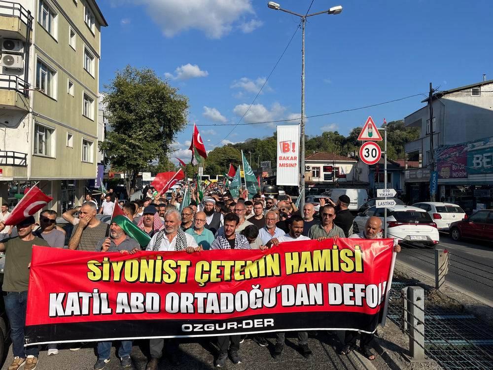Müslümanlar, katil ABD’nin İstanbul konsolosluğuna yürüdü. 26