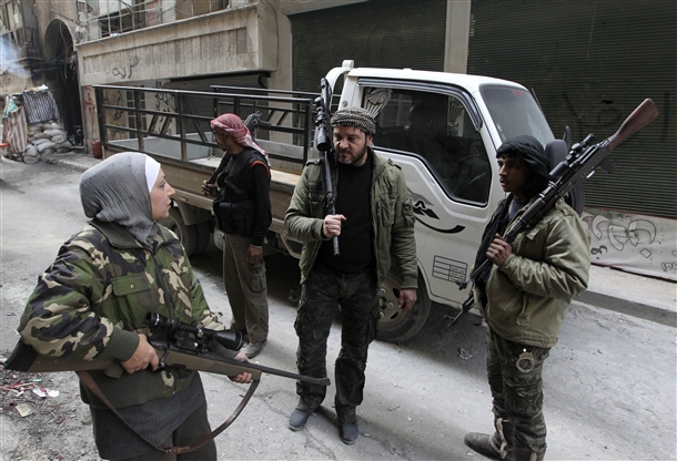 Halep’te Kadın Sniper 3