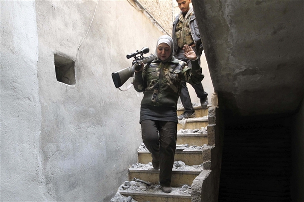 Halep’te Kadın Sniper 6