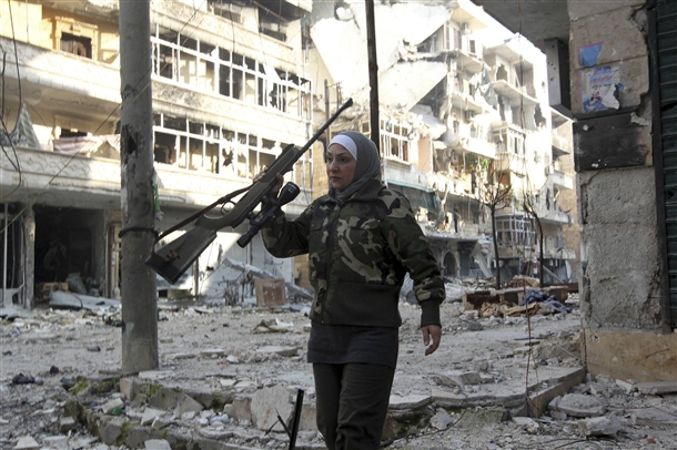 Halep’te Kadın Sniper 8