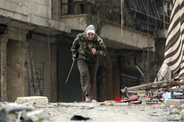 Halep’te Kadın Sniper 9