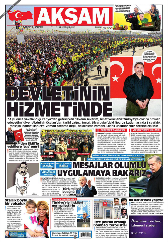 22 Mart 2013 - Günün Gazete Manşetleri 16