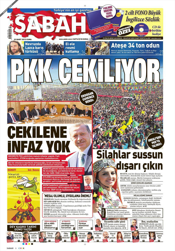22 Mart 2013 - Günün Gazete Manşetleri 8