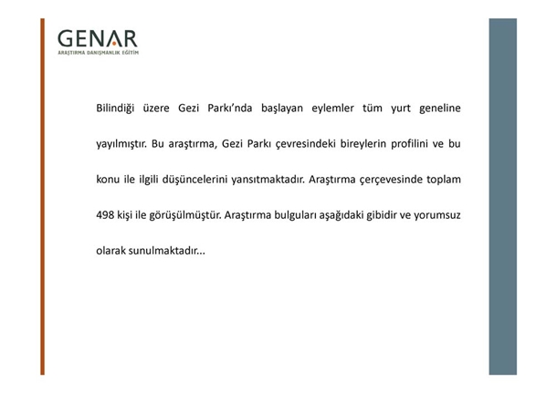 Taksim Gezi Parkı Anketi 1