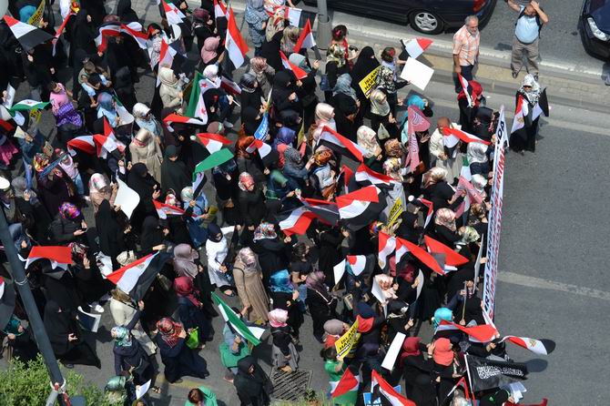 İstanbuldan Mısır İslami Hareketine Destek Yürüyüşü 10