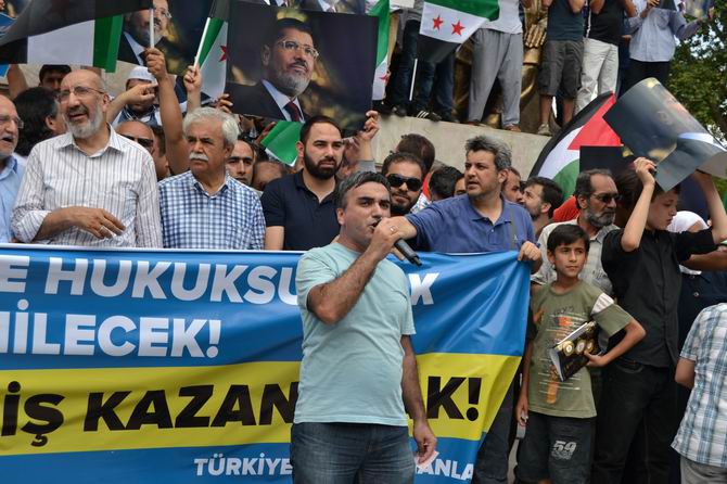 İstanbuldan Mısır İslami Hareketine Destek Yürüyüşü 12