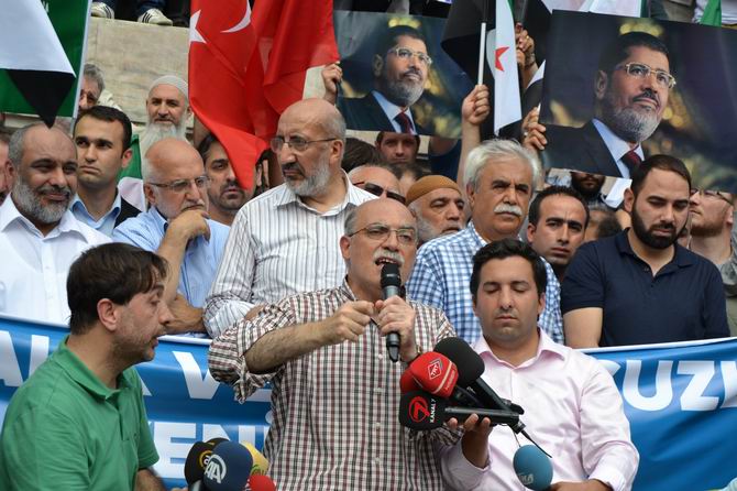 İstanbuldan Mısır İslami Hareketine Destek Yürüyüşü 13