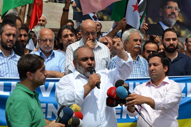 İstanbuldan Mısır İslami Hareketine Destek Yürüyüşü 14