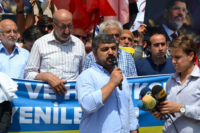 İstanbuldan Mısır İslami Hareketine Destek Yürüyüşü 18