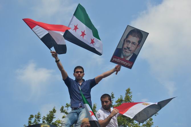 İstanbuldan Mısır İslami Hareketine Destek Yürüyüşü 19