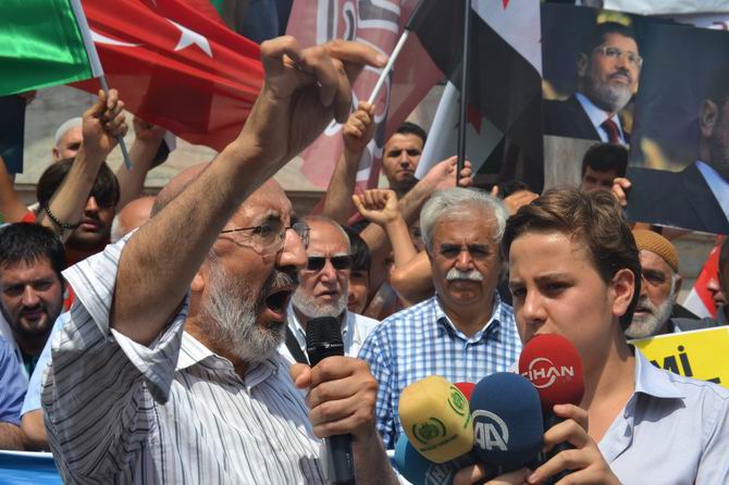 İstanbuldan Mısır İslami Hareketine Destek Yürüyüşü 24