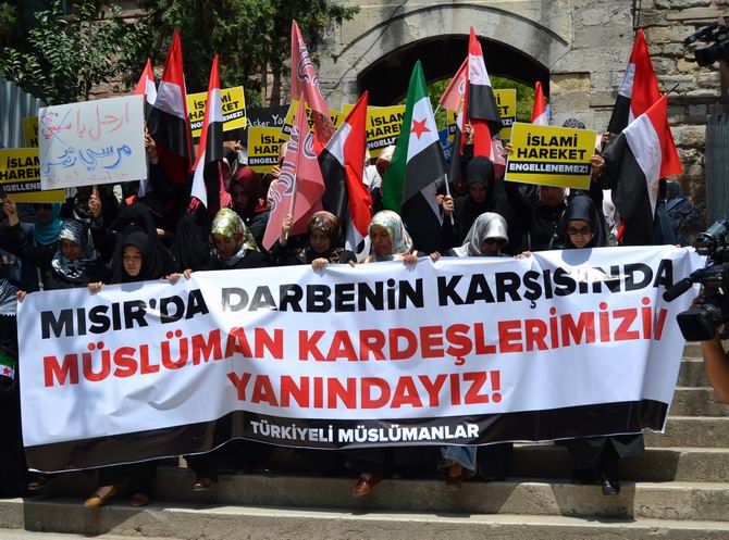 İstanbuldan Mısır İslami Hareketine Destek Yürüyüşü 3