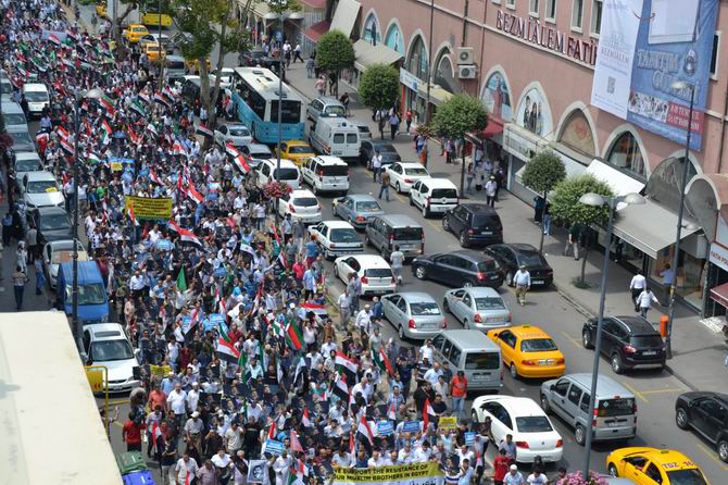 İstanbuldan Mısır İslami Hareketine Destek Yürüyüşü 6