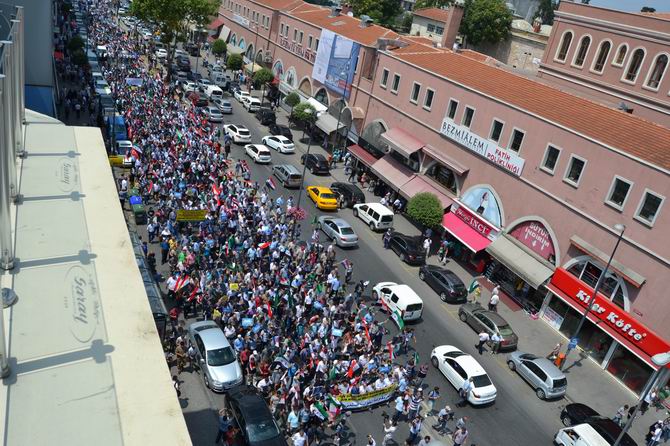 İstanbuldan Mısır İslami Hareketine Destek Yürüyüşü 8