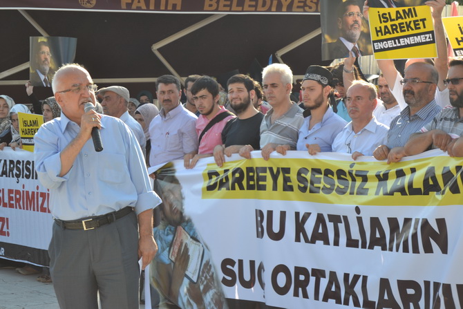 Mısır Cuntasının Katliamı Fatih’te Protesto Edildi 5