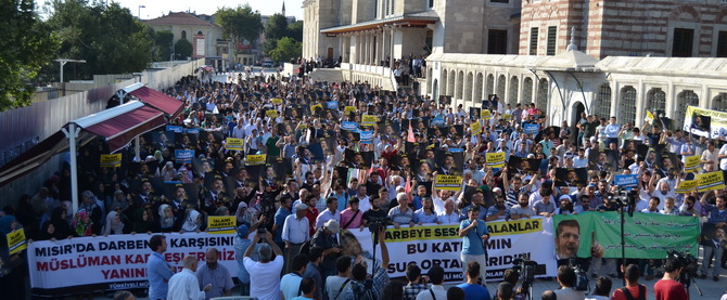 Mısır Cuntasının Katliamı Fatih’te Protesto Edildi 7