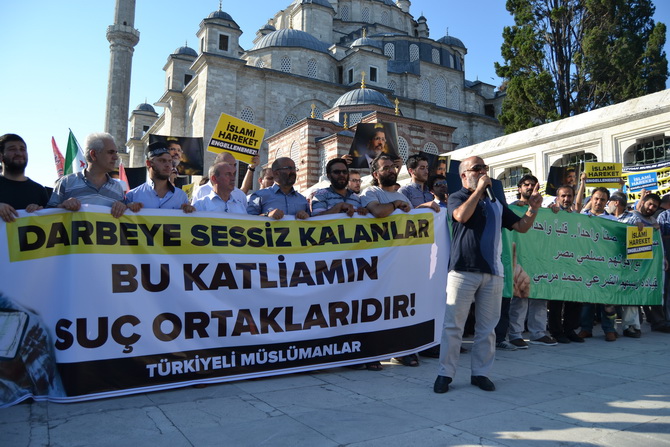 Mısır Cuntasının Katliamı Fatih’te Protesto Edildi 8
