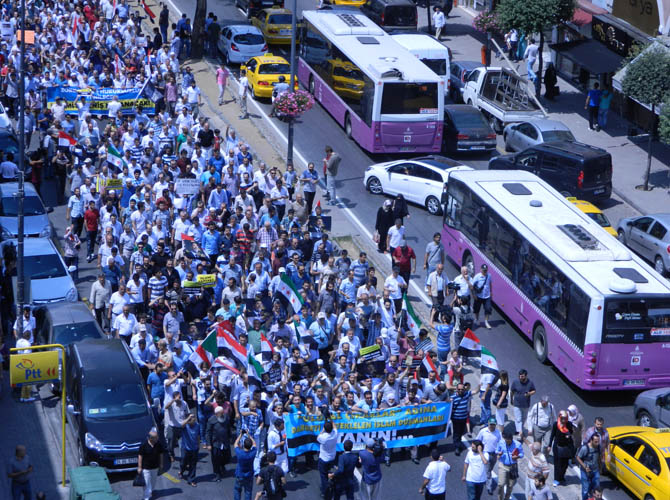 Fatihte Binler Mısır Katliamını Lanetledi 16