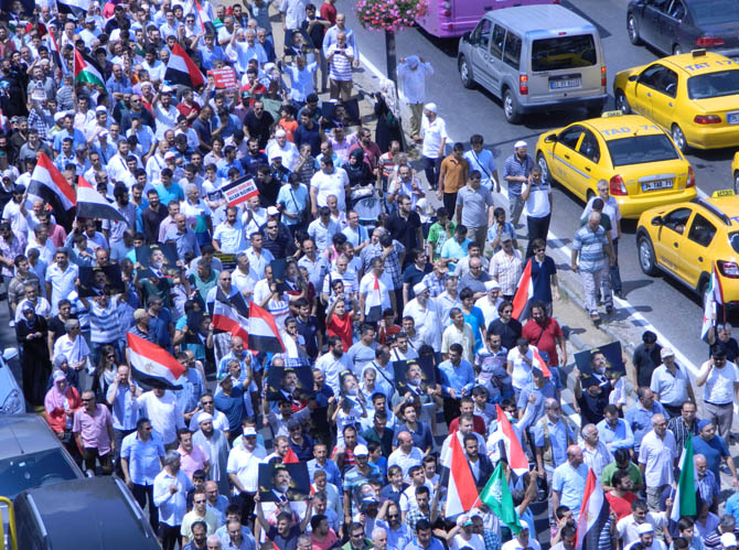 Fatihte Binler Mısır Katliamını Lanetledi 20