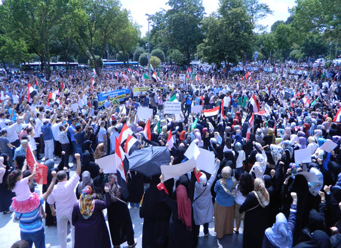 Fatihte Binler Mısır Katliamını Lanetledi 28