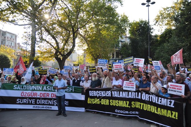 Özgür-Dere Yapılan Saldırılar Protesto Edildi 12
