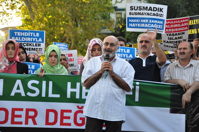 Özgür-Dere Yapılan Saldırılar Protesto Edildi 13
